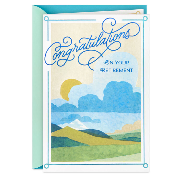 hallmark Unfolding Possibilities Retirement Card