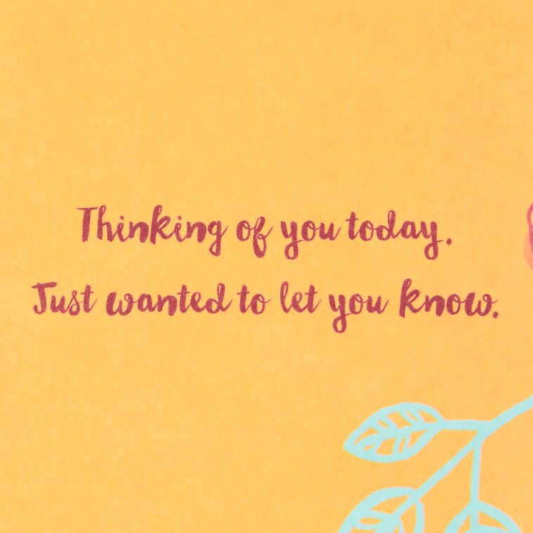 Hallmark UNICEF Floral Bird Friendship Card