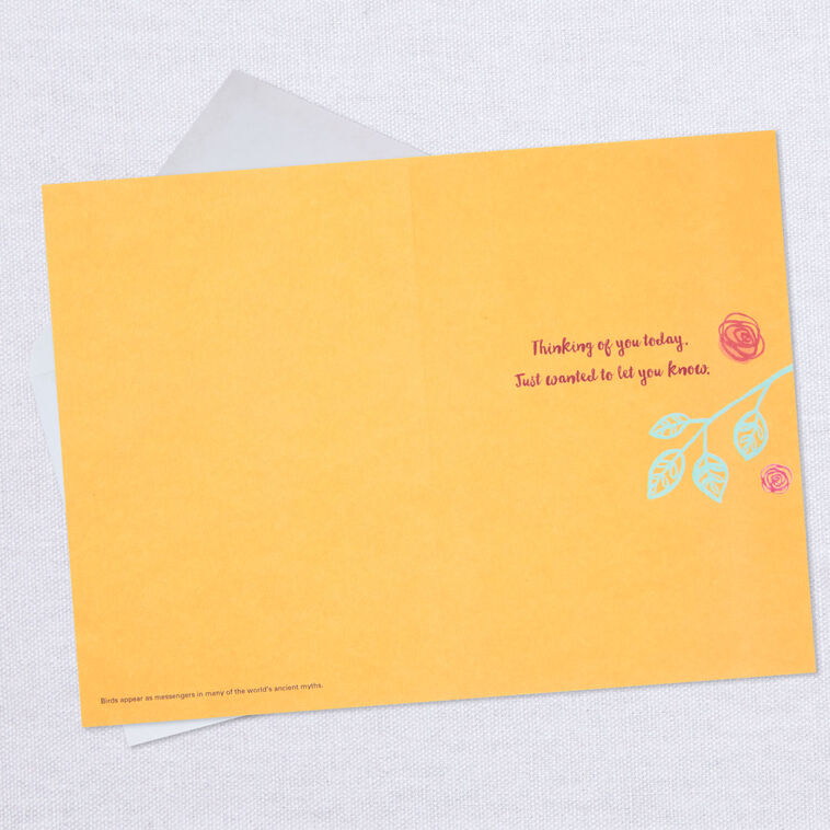 Hallmark UNICEF Floral Bird Friendship Card