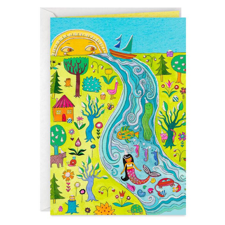 hallmark UNICEF Mermaid Birthday Card