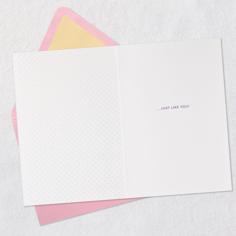 Hallmark Unicorn Cake One Of A Kind Birthday Card
