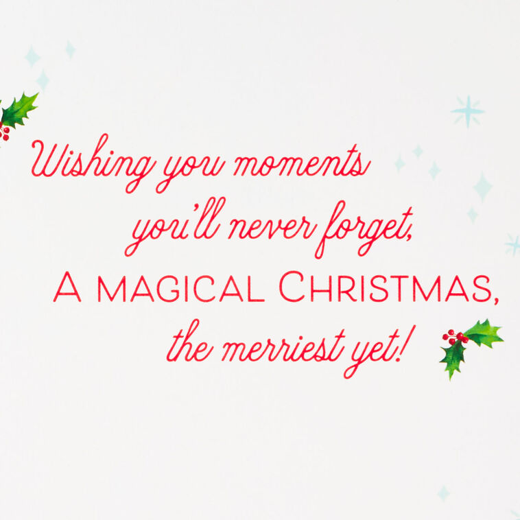 Hallmark Vintage Snowman And Birds Christmas Card