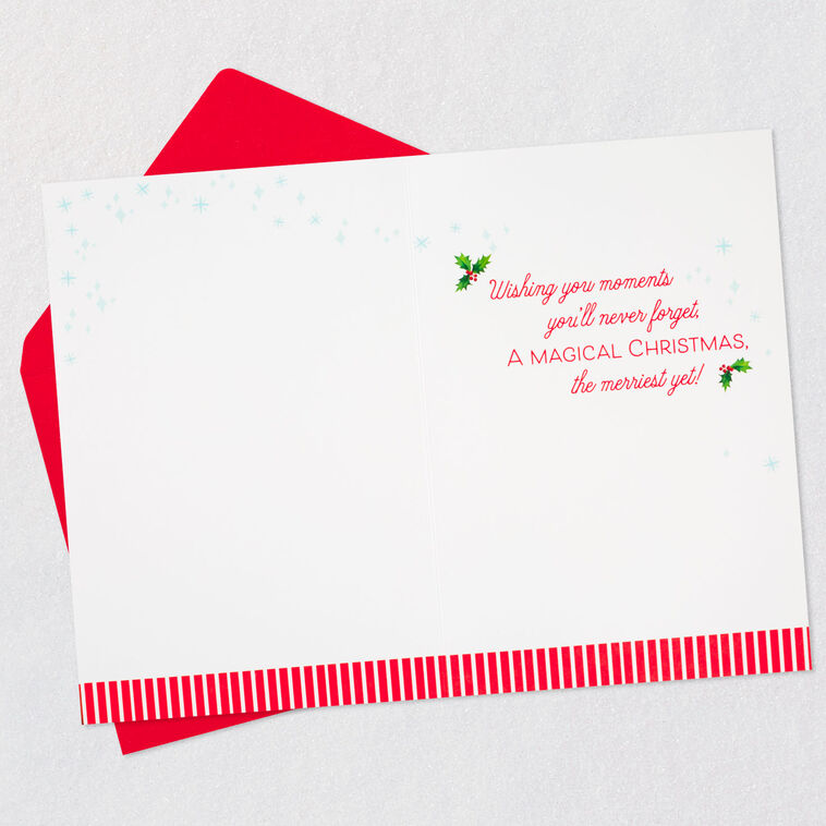 Hallmark Vintage Snowman And Birds Christmas Card