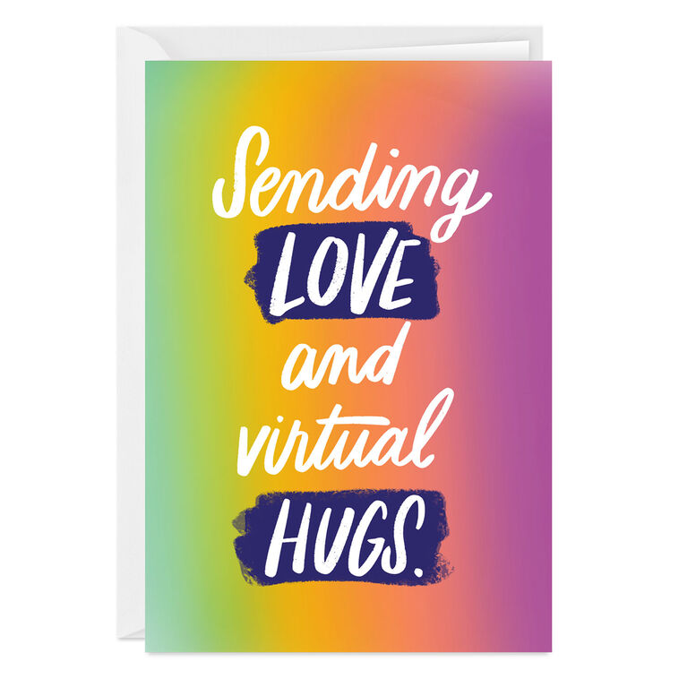 hallmark Virtual Hugs Custom Card
