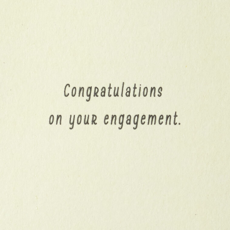Hallmark Walking Toward Forever Engagement Card