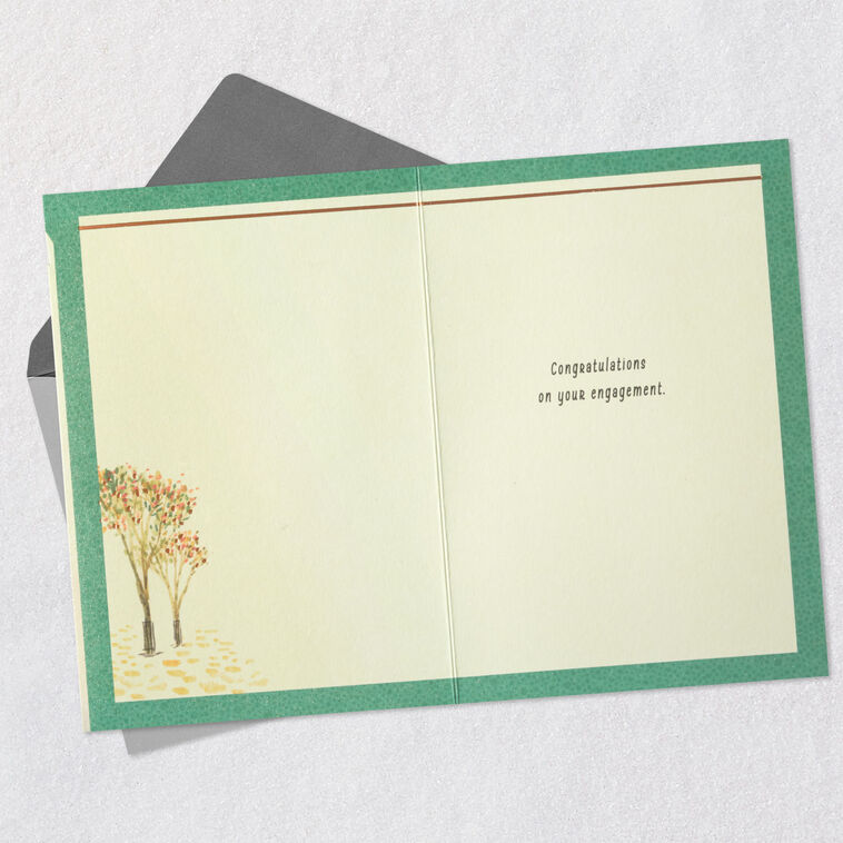 Hallmark Walking Toward Forever Engagement Card