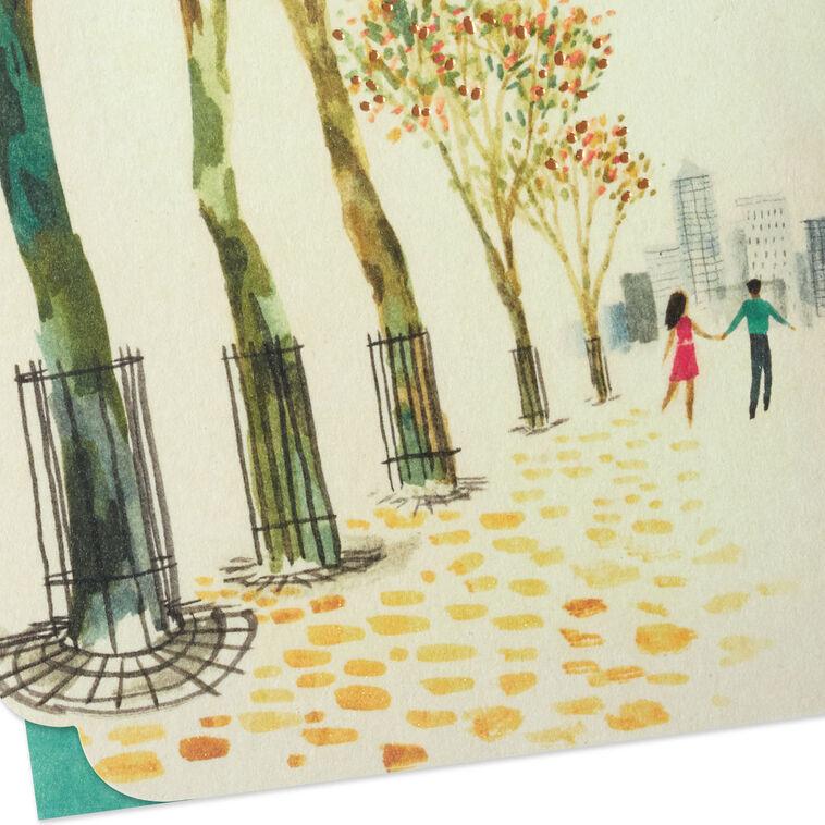 Hallmark Walking Toward Forever Engagement Card