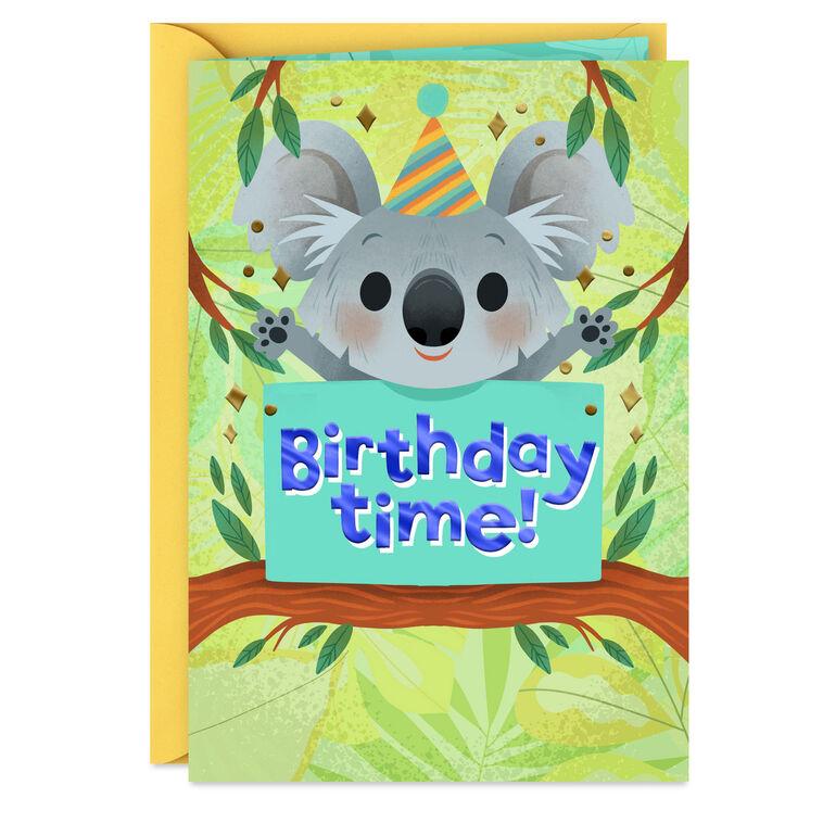 hallmark Warm Hugs Koala Birthday Card for Kid