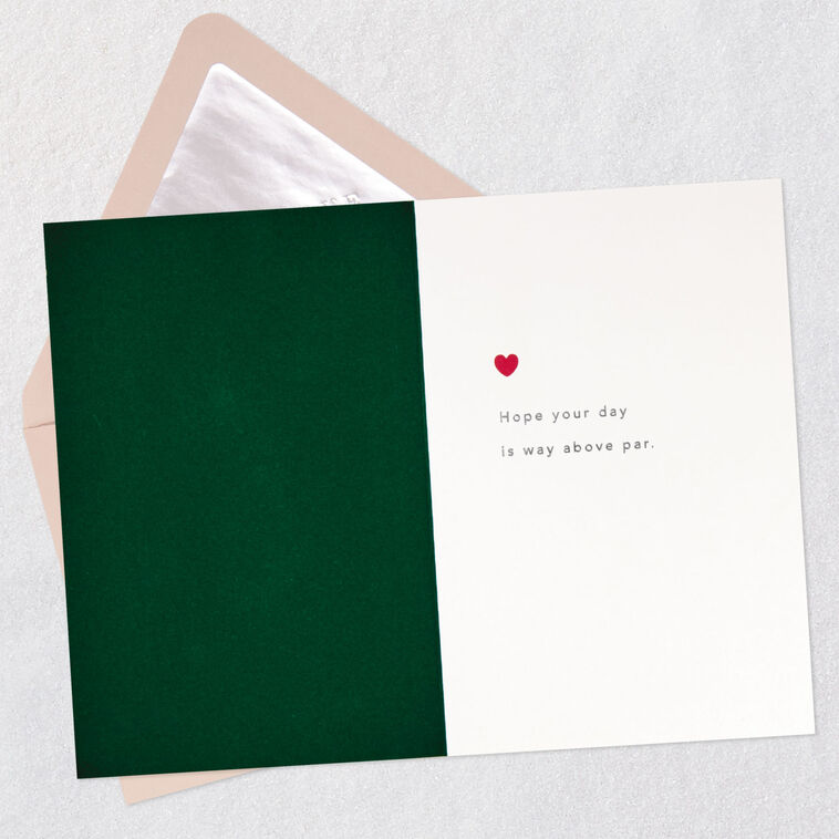 Hallmark Way Above Par Birthday Card