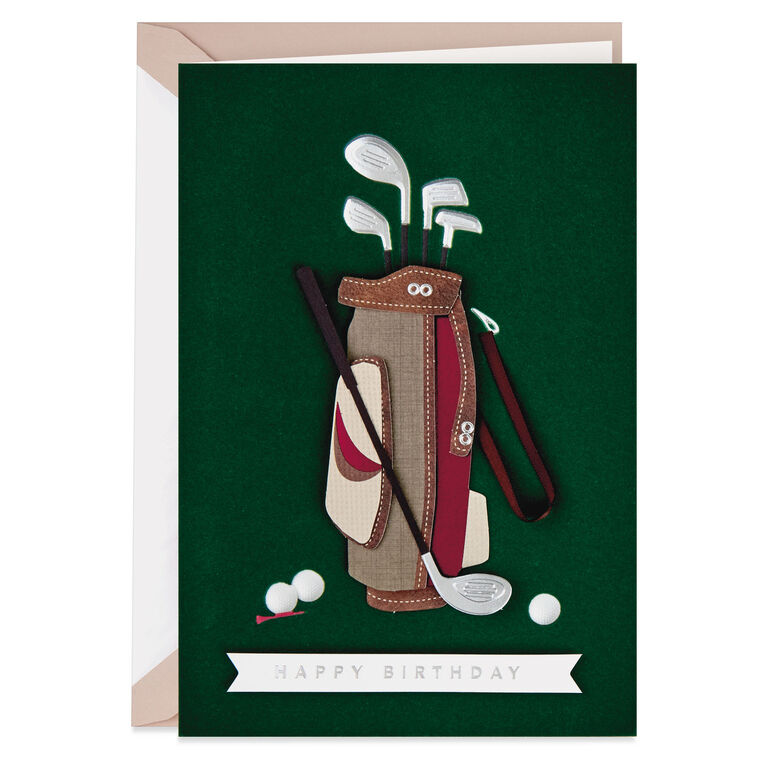 hallmark Way Above Par Birthday Card