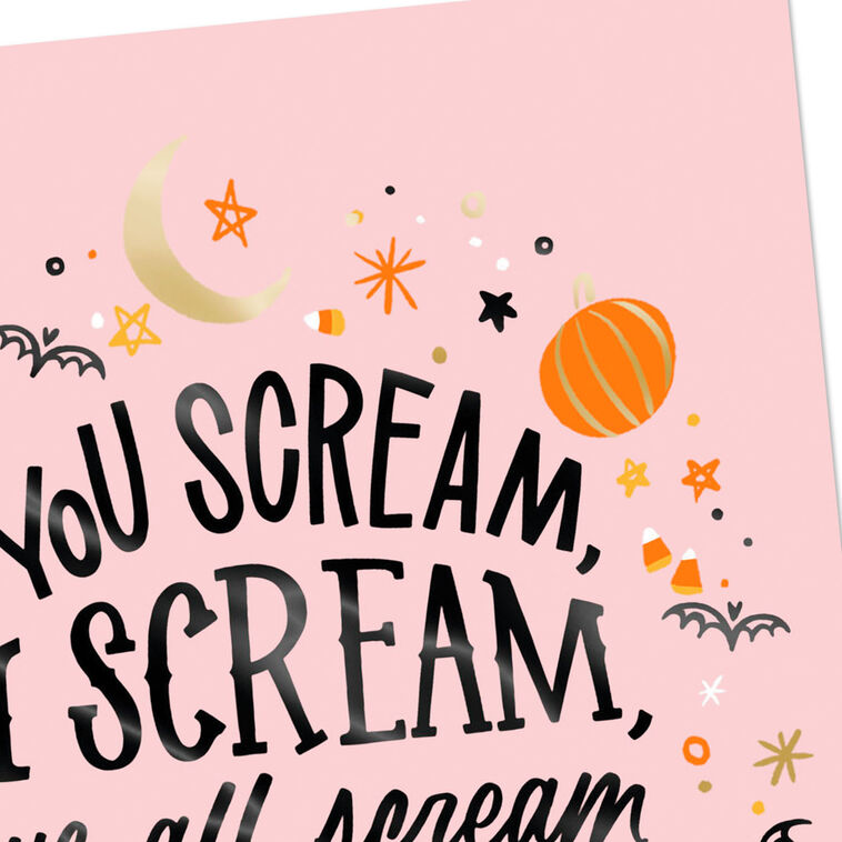 Hallmark We All Scream Halloween Card