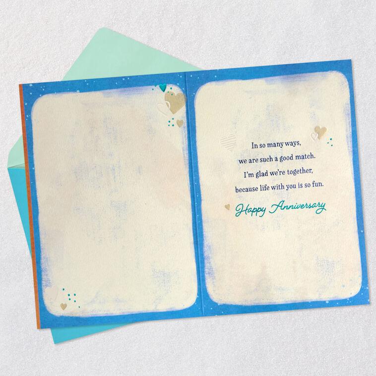 Hallmark We Make A Great Pair Anniversary Card