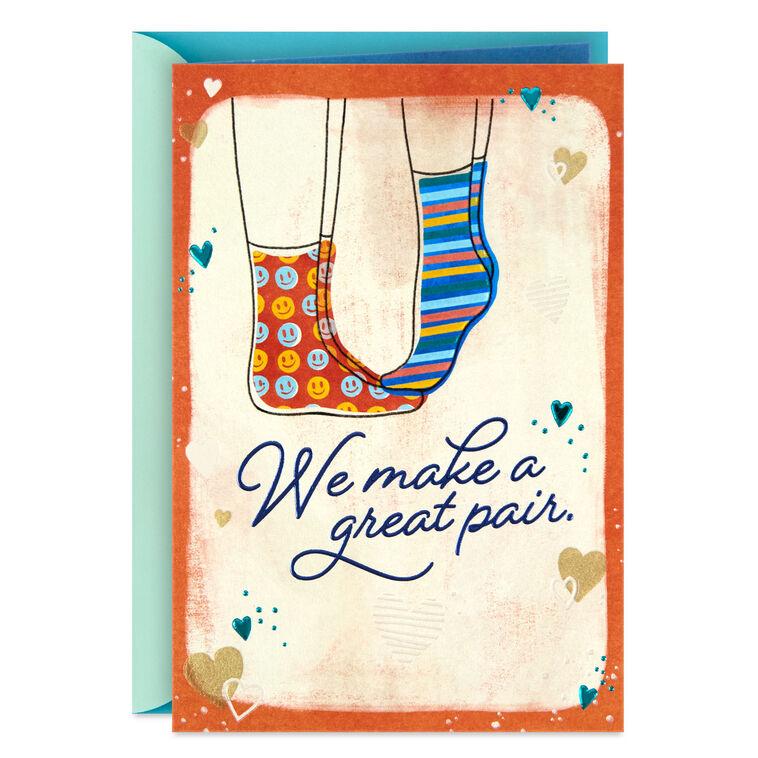 hallmark We Make a Great Pair Anniversary Card