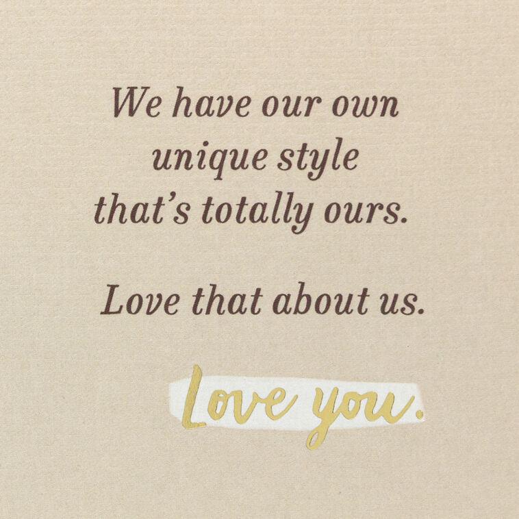 Hallmark We Make A Really Good Us Love Card