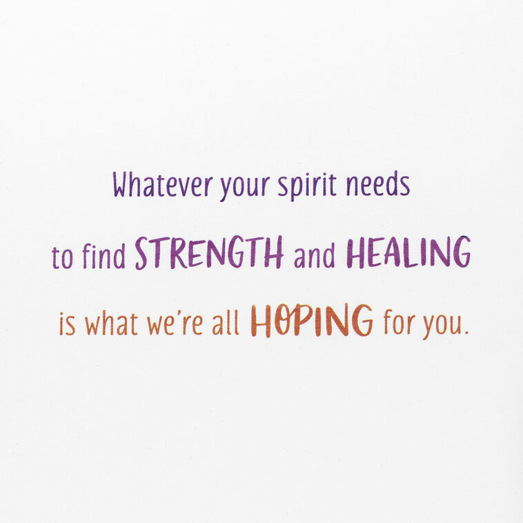Hallmark We're Praying For You Get Well Card