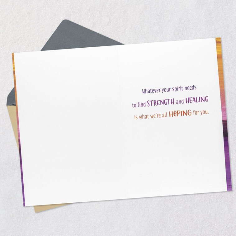 Hallmark We're Praying For You Get Well Card