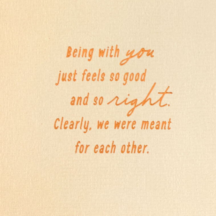 Hallmark We Were Meant For Each Other Love Card