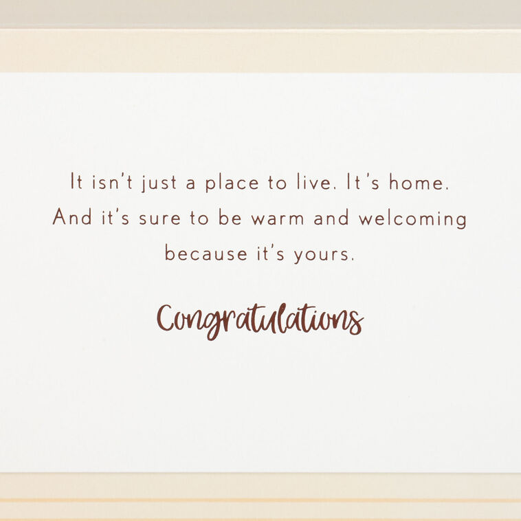 Hallmark Welcome Mat New Home Card