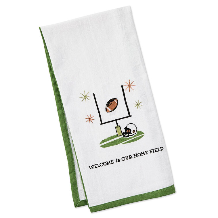 hallmark Welcome to Our Home Field Tea Towel 18x26