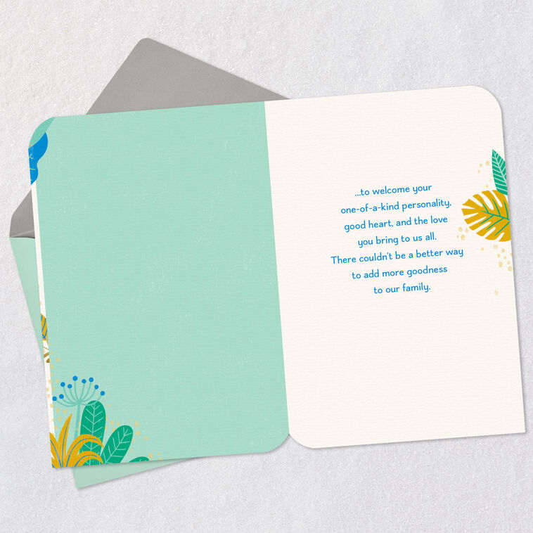 Hallmark Welcome To The Family Wedding Card