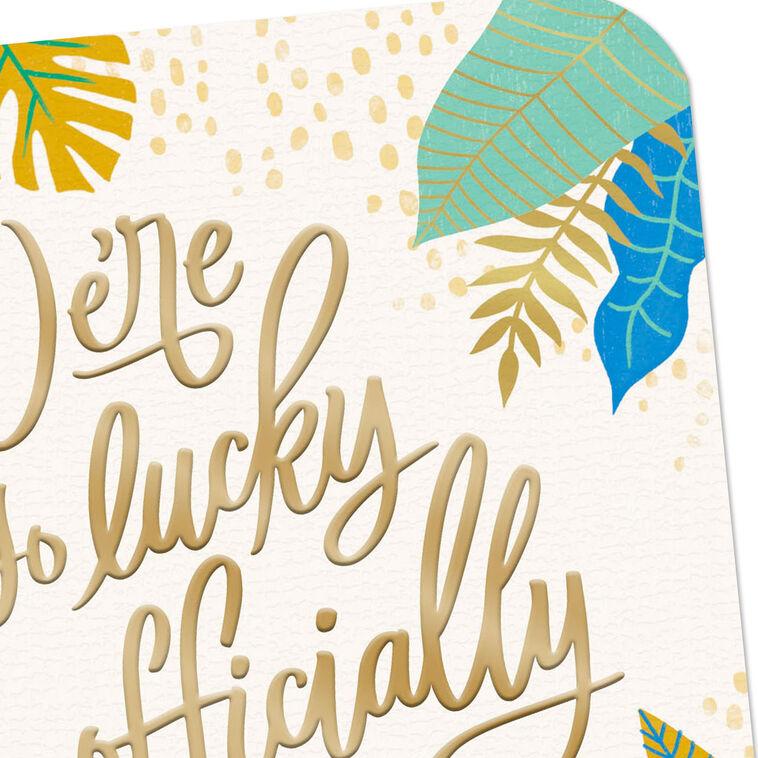 Hallmark Welcome To The Family Wedding Card