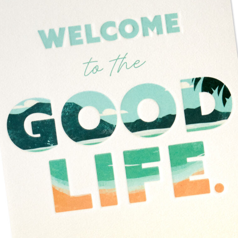Hallmark Welcome To The Good Life Retirement Card