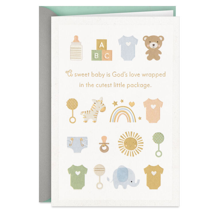 hallmark What a Blessing Religious New Baby Card