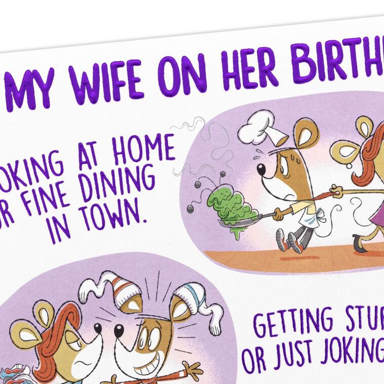Hallmark What I Love Funny Birthday Card For Wife