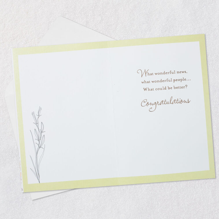 Hallmark What Wonderful News Engagement Card