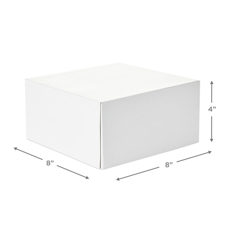 Hallmark White 5-Pack Square Gift Boxes 8”