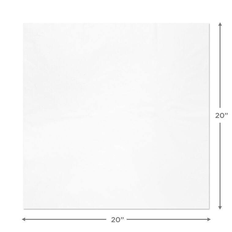 Hallmark White Bulk Tissue Paper 100 Sheets