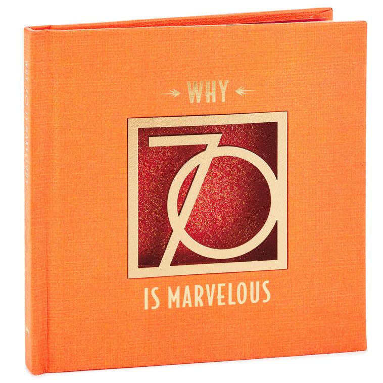 hallmark Why 70 Is Marvelous Book
