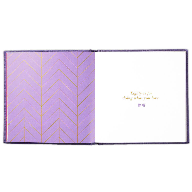 Hallmark Why 80 Is Delightful Book