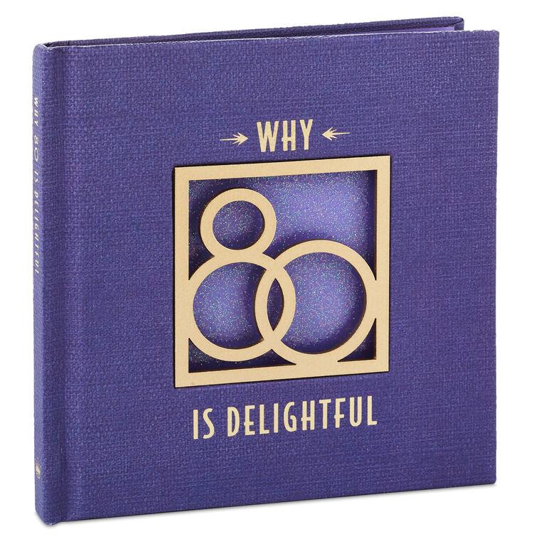 hallmark Why 80 Is Delightful Book
