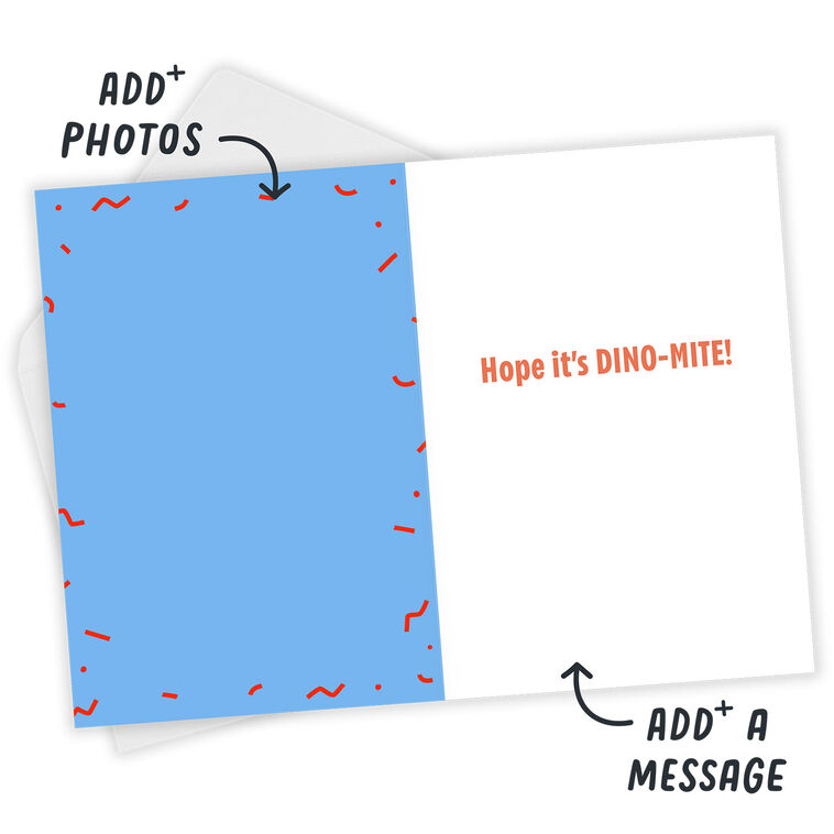 Hallmark Wild Dino Custom Birthday Card