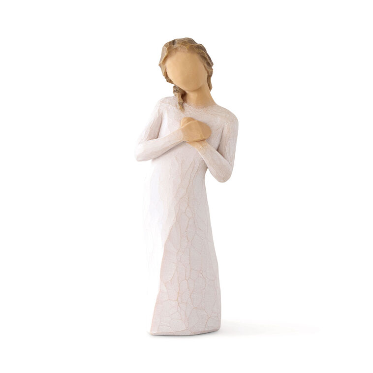 hallmark Willow Tree Here for You Girl Figurine 5"
