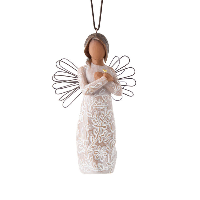 hallmark Willow Tree Remembrance Angel Ornament 4"