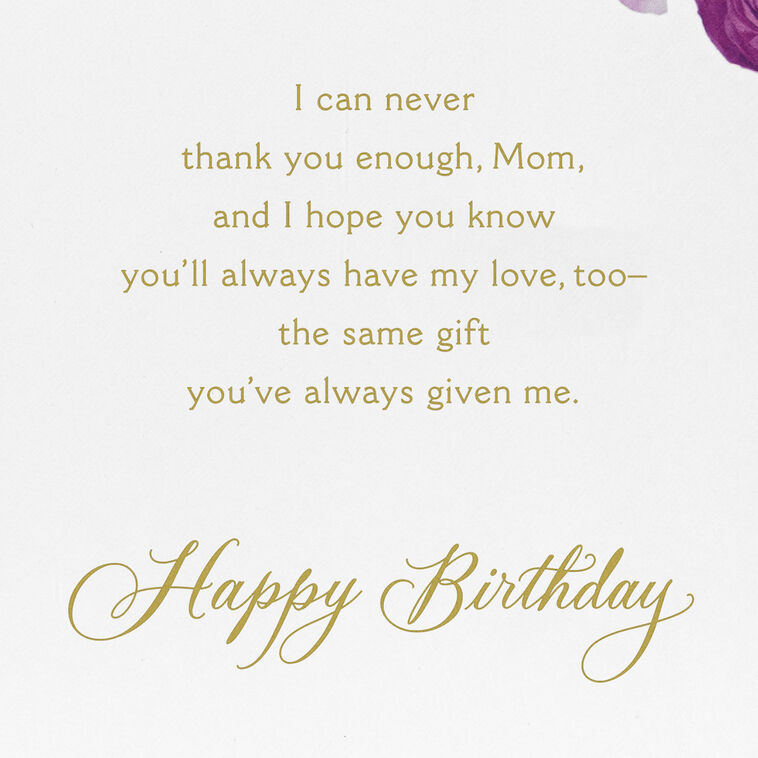 Hallmark Wisdom And Love Birthday Card For Mom