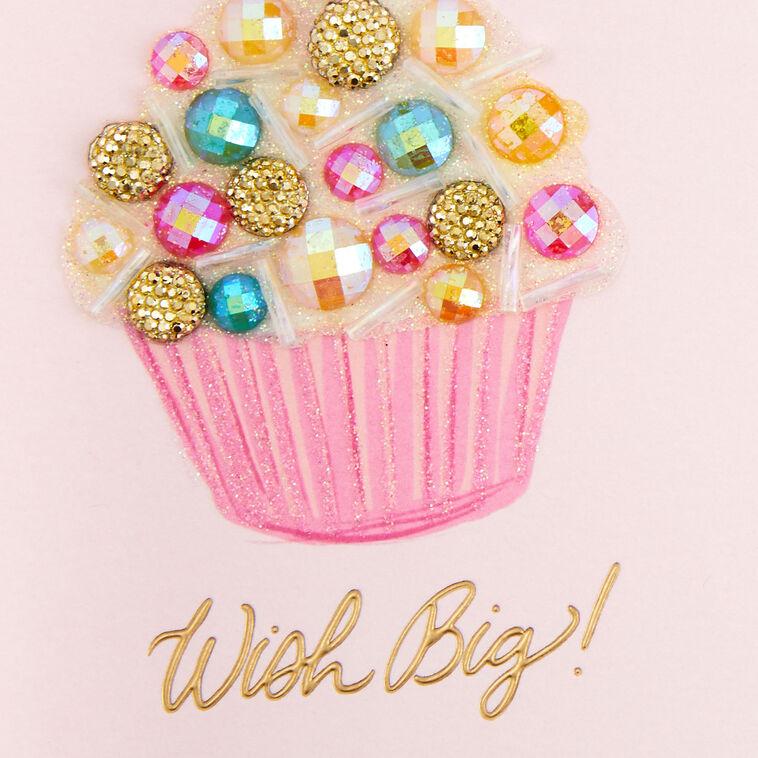 Hallmark Wish Big Cupcake Birthday Card