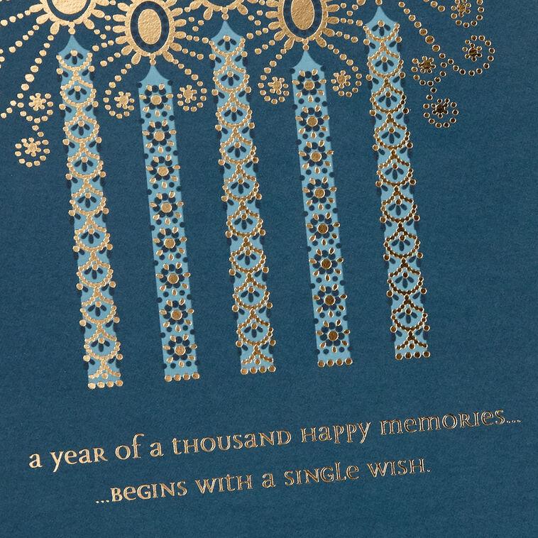 Hallmark Wish For Happiness Candles Birthday Card