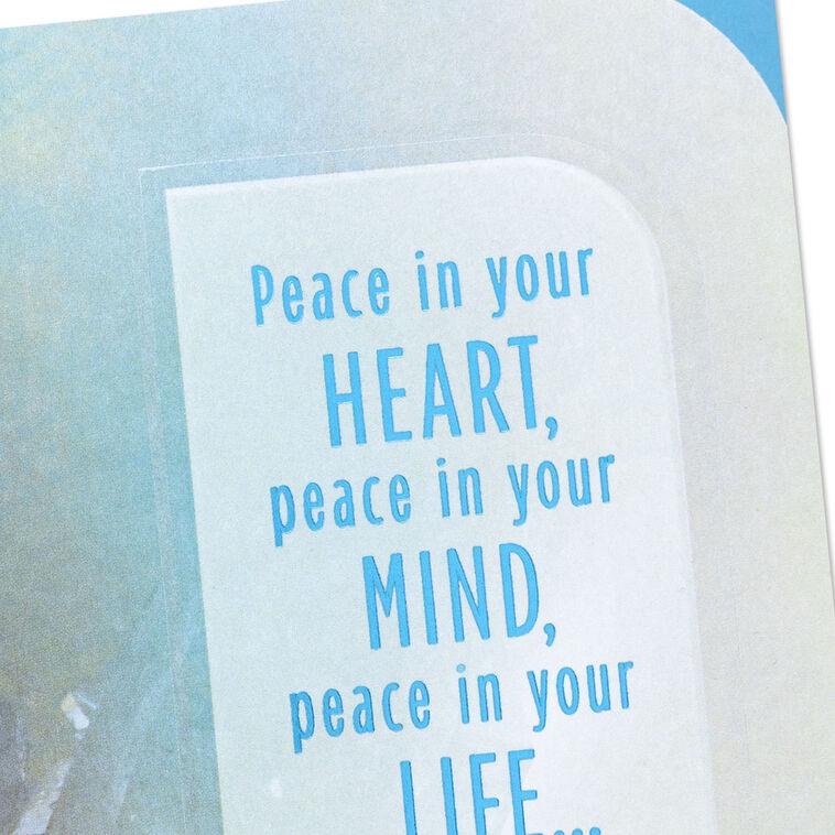 Hallmark Wishes For Peace Encouragement Card
