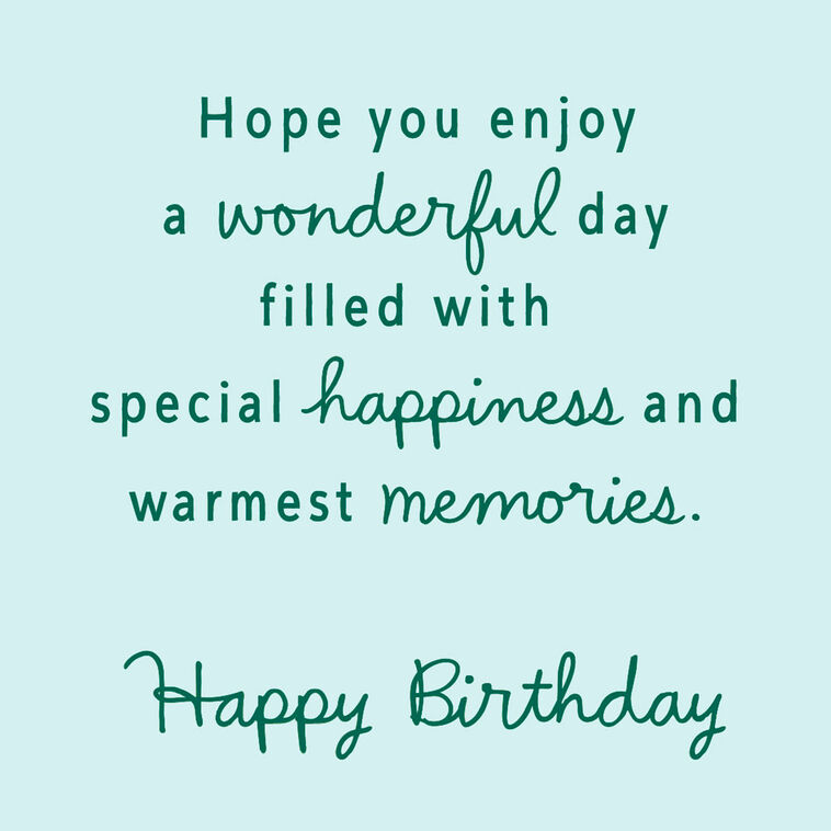 Hallmark Wishes For Your Special Day Birthday Card