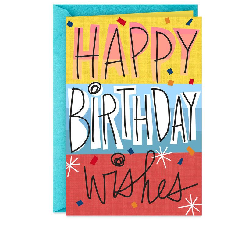hallmark Wishing You a Special Day Birthday Card