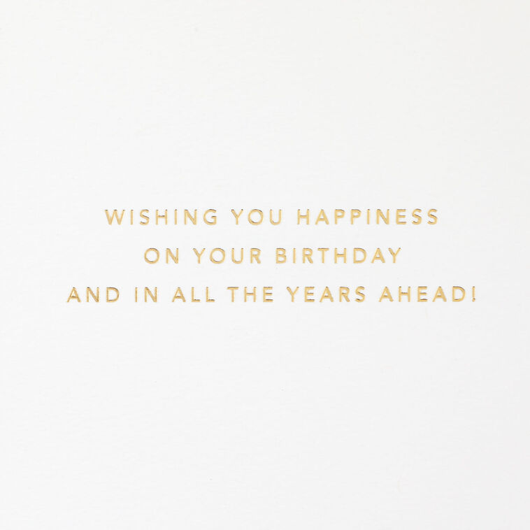 Hallmark Wishing You Happiness 18th Birthday Card