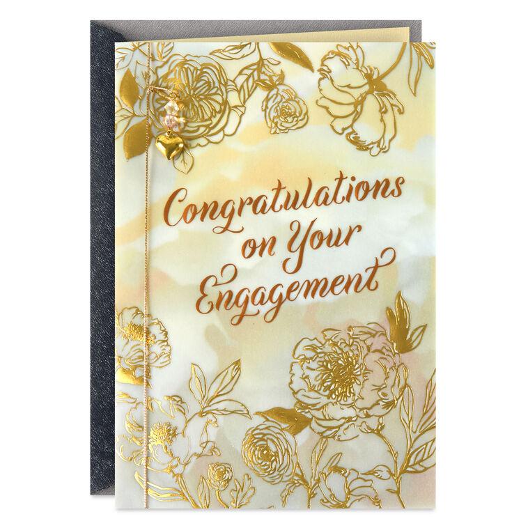 hallmark Wishing You Happiness Engagement Card