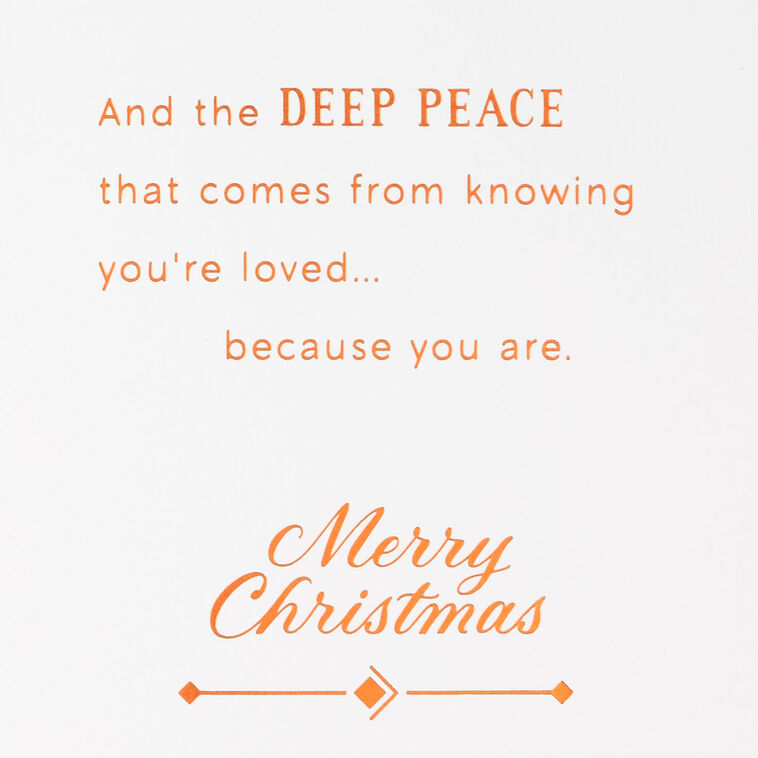 Hallmark Wishing You Peace Christmas Card For Son