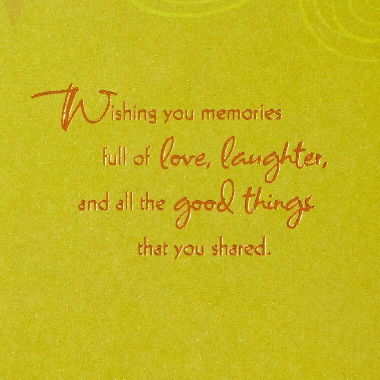 Hallmark Wishing You Warm Memories Sympathy Card