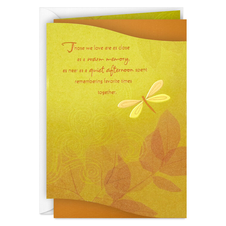 hallmark Wishing You Warm Memories Sympathy Card