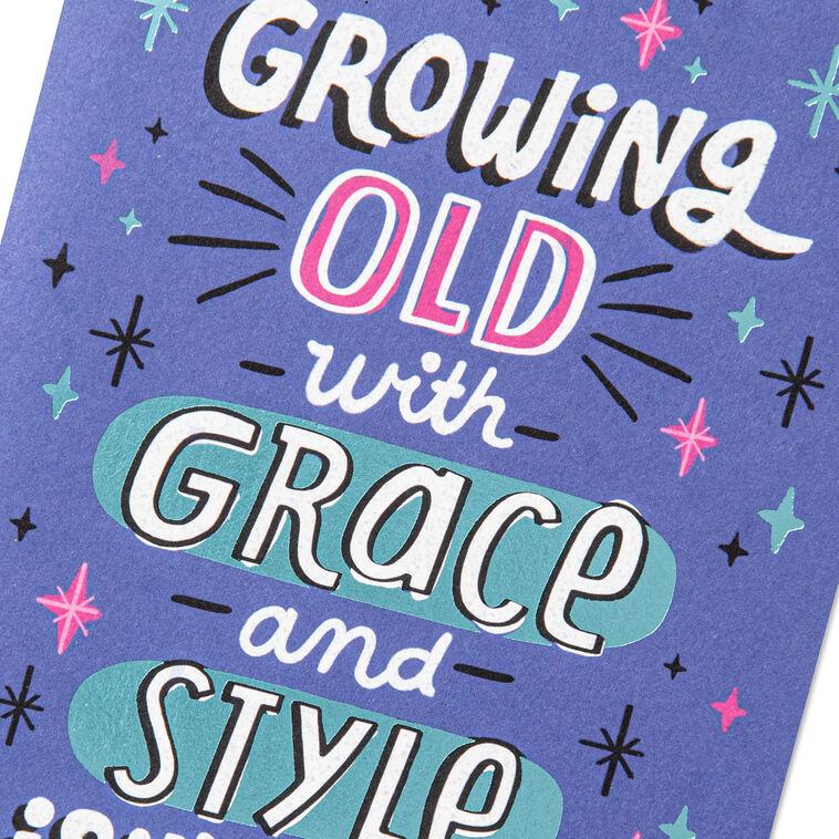 Hallmark With Grace And Style Funny Birthday Card