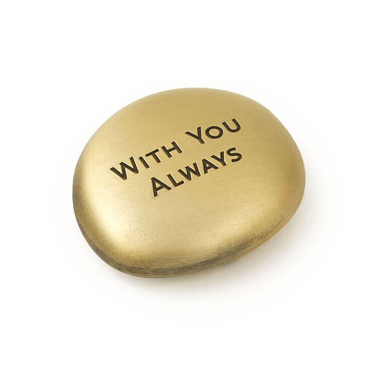 hallmark With You Always Metal Pocket Token